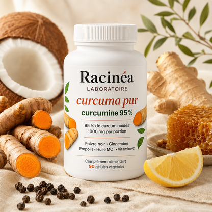 Curcuma 1000 — Curcuma Titré 95 % et Poivre Noir